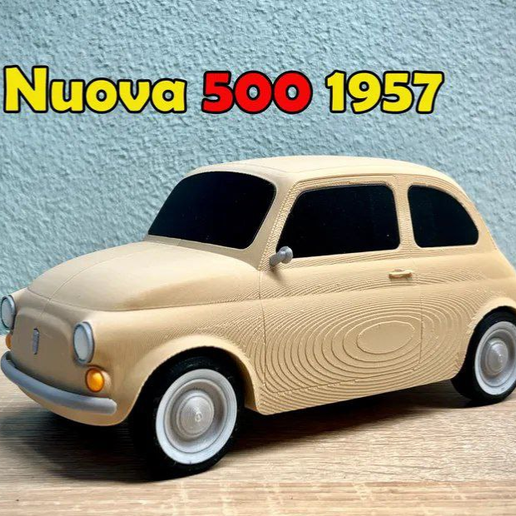 FIAT NUOVA 1957 3D model