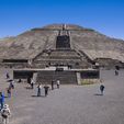 pira.jpg Sun Pyramid Teotihuacan Mexico (piramide del sol) mini model