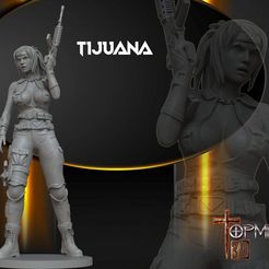 TIJUANA.jpg Archivo STL SOLDIER WARRIORS FOR TABLETOP WAR HAMMER・Objeto para impresora 3D para descargar