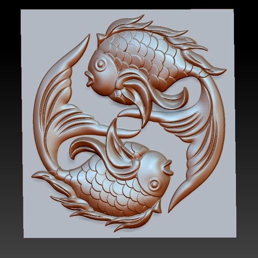 cute fish 3D model