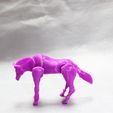 IMG_9527_display_large.jpg Free STL file Print in Place - Poseable Horse・3D printable model to download