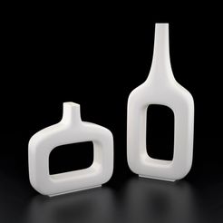 2.jpg STL file Vases Set・Template to download and 3D print
