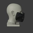 sideH.png Forever Purge Movie 2021 Scull Mask - STL File. 3 versions - 2 normal and low-poly