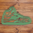 Air-jordan-5.1.png Download STL file Famous Shoes Cookie Cutter Set (Premium) • 3D print template, davidruizo