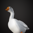 IMG_0266.png 8inch Porch Goose, Desk Goose, Companion Buddy, Outdoor & Indoor statue, Yard Art, Cute and Funny Goose Gift - COMMERCIAL LICENSE!!