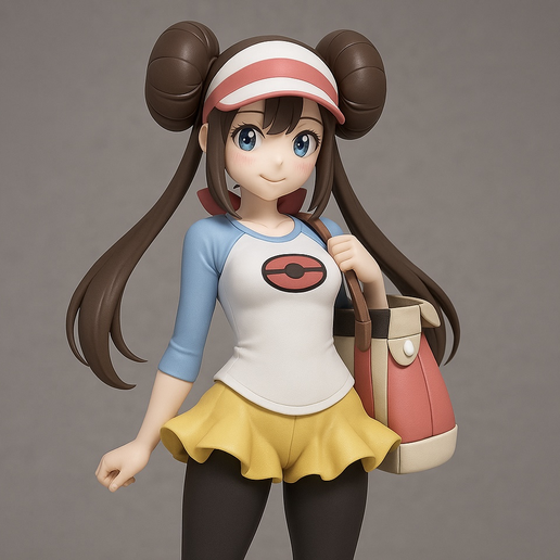 🐉 Rosa Pokemon Trainer・ STL File for 3D printing・Cults