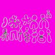 untitled.587.jpg STL file SET of 12+1 Organic shape cutter for polymer clay earring jewelery・3D print design to download