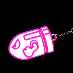 Capture d’écran 2018-05-07 à 10.17.08.png Free STL file Bullet Bill keychain・3D printer model to download