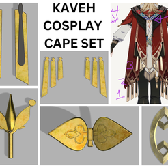 CAPE-SET-IMAGE.png Kaveh Cape Accessories Genshin Impact Cosplay