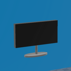 lounge-tv.png OBJ file lounge tv: doll furniture・Design to download and 3D print