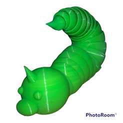 download-4.png Descargar archivo STL #013 Weedle el bicho tipo Poke'mon. • Objeto para impresora 3D, Make_It_Michael