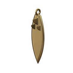 Surf-pendant-00.JPG Fichier STL Modèle d'impression 3D d'un pendentif de planche de surf・Design pour impression 3D à télécharger