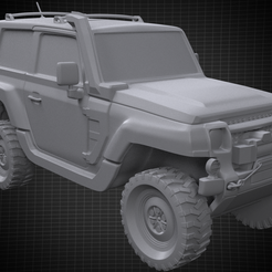 Jeep.png STL file Jeep stl for 3D printing with separated Wheel 3D print model・3D printer model to download