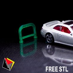 STL file Trash bins for garage diorama in 1:24 scale 🗑️・3D