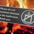 IMG_4483.jpeg Please Dont Summon Demons Sign