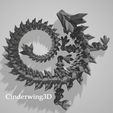 crystaldrag1.png Crystal Dragon, Articulating Flexi Wiggle Pet, Print in Place, Fantasy