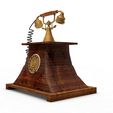 Antique-Telephone11.jpg Antique Telephone - Old phone Low Poly 3D model