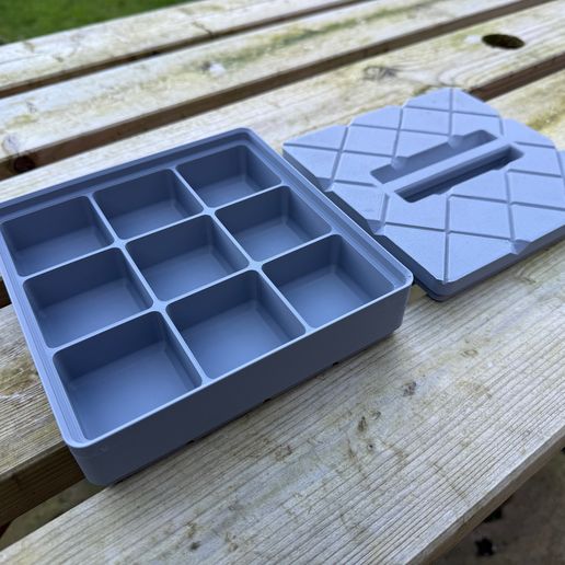 Stackable Generic Storage Boxes V2 25mm Deep Compartments