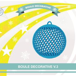 boule_deco_v3_def01.jpg Free STL file Decorative ball V.3・3D printer design to download