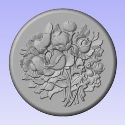 F1.jpg Fichier STL gratuit Panneau de fleurs・Modèle à télécharger et à imprimer en 3D, cults00