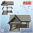 2.jpg Oriental sew building with mesh pattern (1) - Medieval Asia Feudal Asian Traditionnal Ninja Oriental