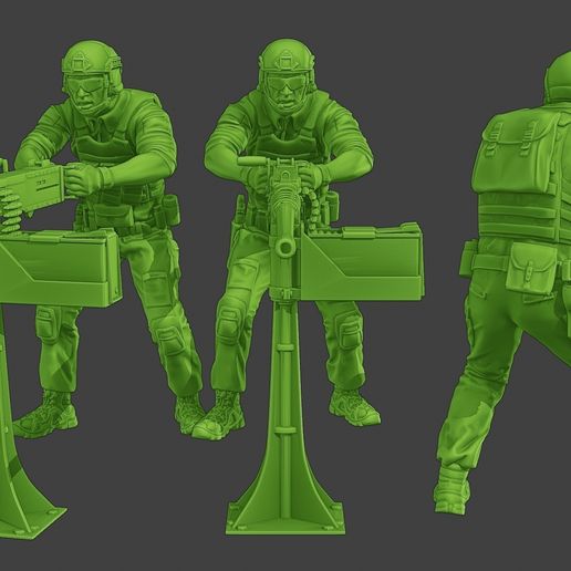 👨 US Special Forces USSF1 Pack 1・ 3D File for ・Cults
