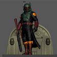 1.jpg BOBA FETT BOOK OF BOBA FETT DISNEY STATUE 3D PRINT MODEL