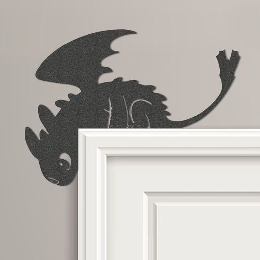 Toothless Dragon 2 Door Corner Topper