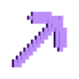 mine_pico.stl Пик Minecraft