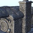 19.jpg House with chimney 1 - Hobbit Dark Age Medieval terrain