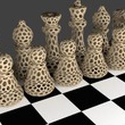 horizontal_thumbnail_chess-set-voronoi-style-3d-printing-23917.jpg 3D file coral chess・Model to download and 3D print, zendaya_vip