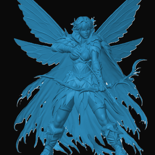 🧚 Fairy Ranger・Free STL File for 3D printing・Cults