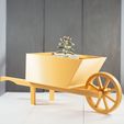 Wheelbarrow.jpg Free STL file Wheelbarrow・3D printable model to download