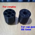 For cosplay con 3 in 1 Revolver Pack (Dragoon, Navy, Baby Dragoon) Cap Gun BB 6mm