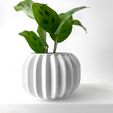 misprint-8260.jpg The Olin Planter Pot with Drainage | Tray & Stand Included | Modern and Unique Home Decor for Plants and Succulents  | STL File