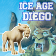 diego 1.1.png Бесплатный файл STL DIEGO Ice Age・Шаблон для загрузки и 3D-печати, 3D_World
