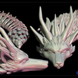 Furry-Dragon3.png Articulated Dragon - Furry Dragon - Print in place/No Supports