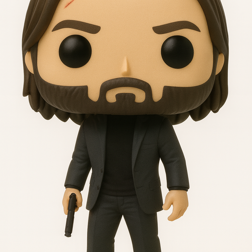 JOHN WICK FUNKO POP STYLE – STL Fan Art Model