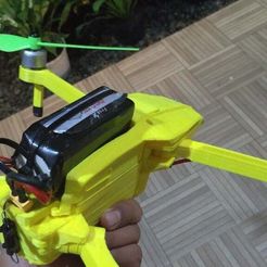 Cadre de bourdon pliable (aspect Mavic, alternative corps & tête) Remix