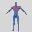 Renders0014.png Spiderman 2099 Spiderverse Textured Rigged Lowpoly