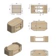 0.jpg Coffee Table with Storage, CNC/Laser Cut, STL/OBJ/STEP/DXF/SVG