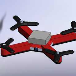 minidrone-RC.png STL-Datei Miniatur-RC-Drohne・Design für 3D-Drucker zum herunterladen