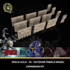 SPACE HULK - V2 - OUTDOOR PANELS MODEL EXPANSION KIT SPACE HULK - V2 - Outdoor panels model EXPANSION KIT