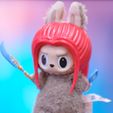 Labubu Accessories Toys - Mira Set Cosplay (Hair - Weapon - lightstick) KPop Demon Hunters