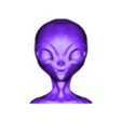 Alien_Bust_bggt.stl CUTE ALIEN BUST SCULPTURE Free | UFO | BGGT Fan Art