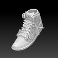 4.jpg STL file Off-White x Nike Air Jordan 1・3D printer model to download