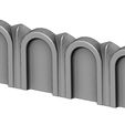 ROMAN-MOLDING-04.JPG Roman Fluted linear molding relief and 3D print model