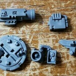 s-l400.jpg Missile Launcher Hunter Assassin Rocket Tank Space Marine Rhino Land Raider Land Speeder