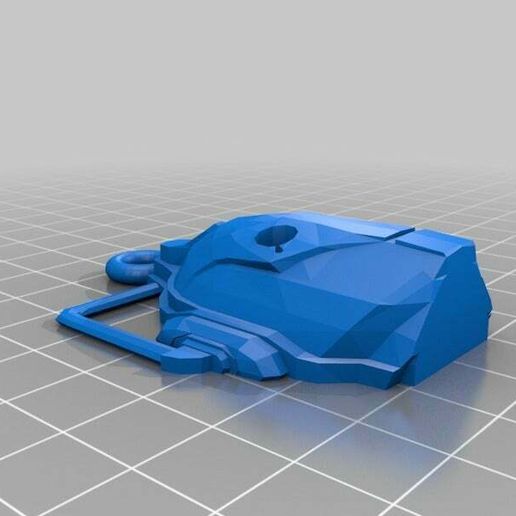 Cyberman Head Christmas Ornament v2 - 3D model önizlemesi