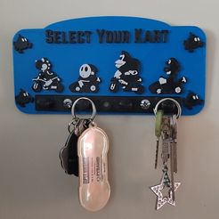 WhatsApp-Image-2023-08-16-at-3.24.38-PM-1.jpeg Free STL file Mario Kart Key Holder - Multicolor and Single Color・3D printing template to download